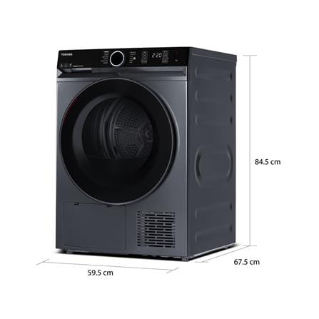 เครื่องอบผ้าฝาหน้า TOSHIBA TD-BP110GHT(MG) 10 กก. HEAT PUMP สีเทา_6