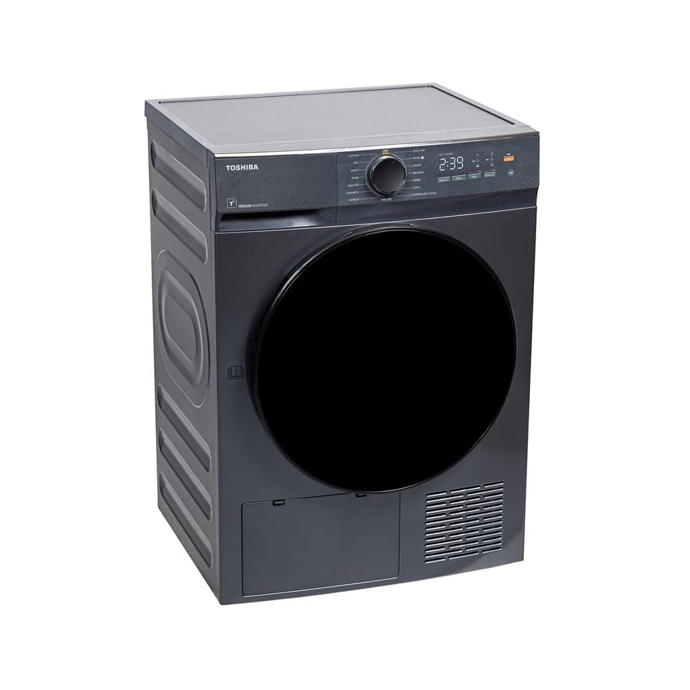 เครื่องอบผ้าฝาหน้า TOSHIBA TD-T21B90HWT(MG) 8 กก. HEAT PUMP สีเทา