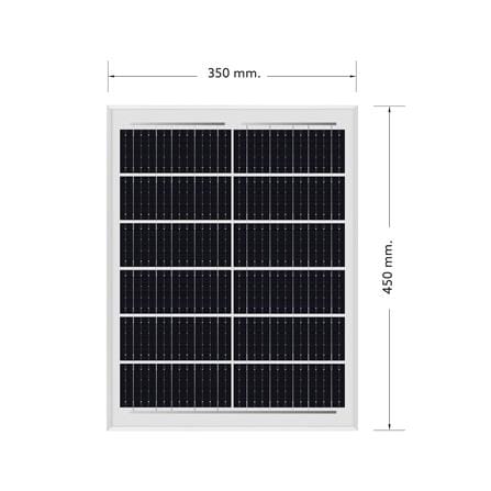 ไฟถนน SOLAR LAMPTAN RAISELIGHT 500 วัตต์ DAYLIGHT สีเทา_11