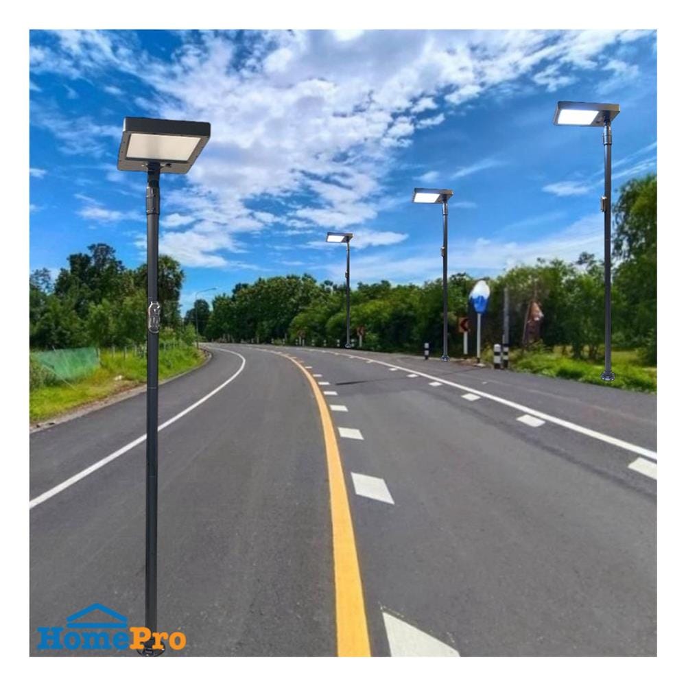 ไฟถนน SOLAR LUMAX 58-00462 1,200 วัตต์ DAYLIGHT/COOL WHITE/WARM WHITE สีดำ