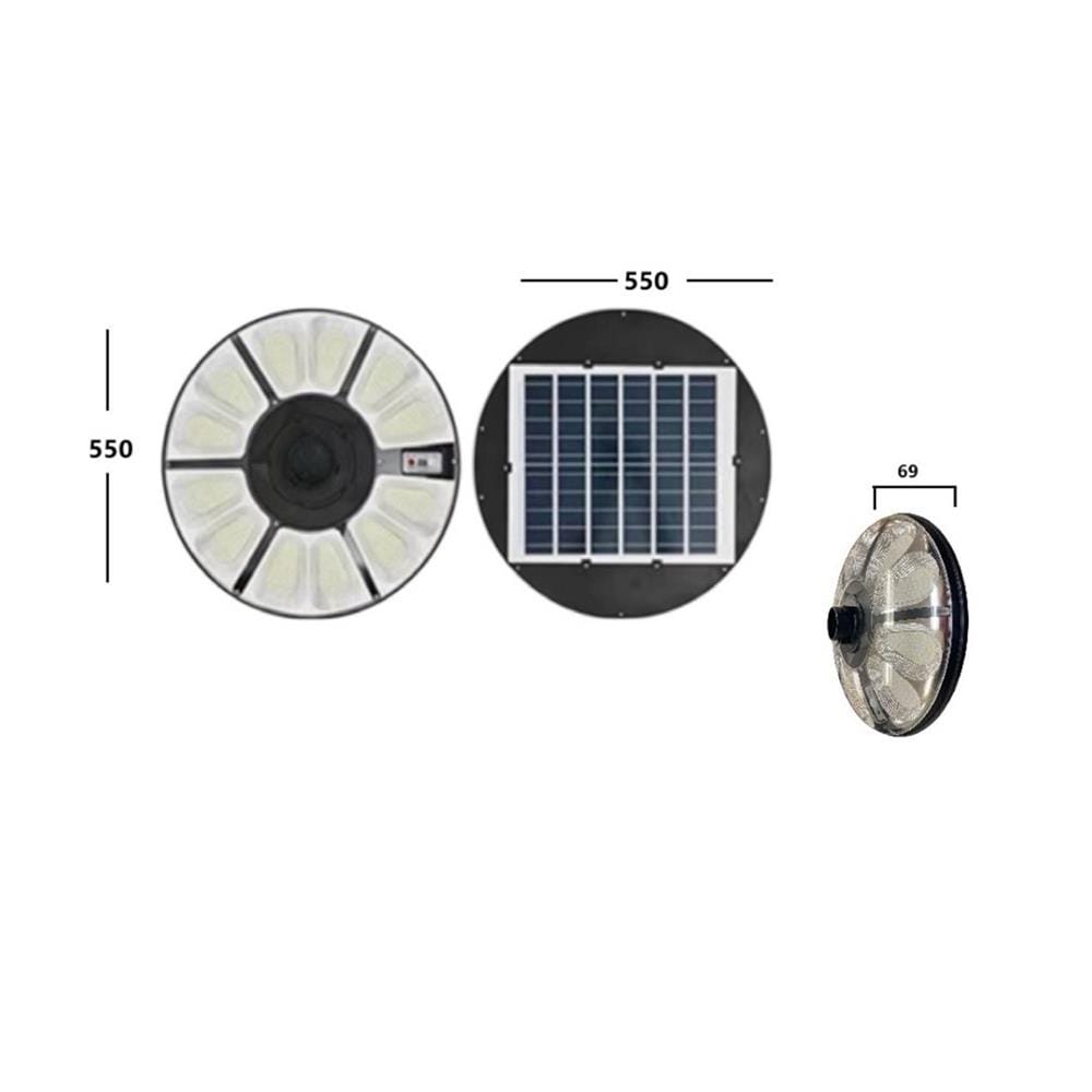 ไฟสนาม SOLAR LUMAX 74-00090 1,000 วัตต์ DAYLIGHT สีดำ