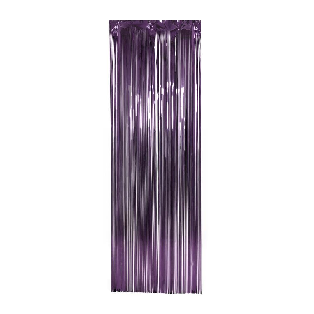 ม่านฟอยล์ตกแต่ง SNAZZ 63.5x180 ซม. สี PLUM