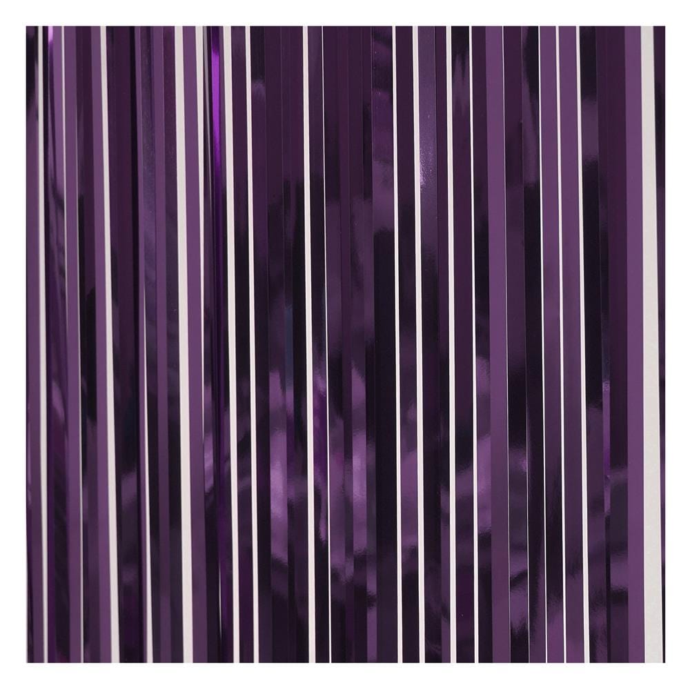 ม่านฟอยล์ตกแต่ง SNAZZ 63.5x180 ซม. สี PLUM