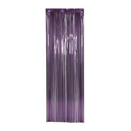 ม่านฟอยล์ตกแต่ง SNAZZ 63.5x180 ซม. สี PLUM_0