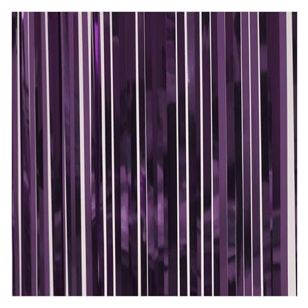 ม่านฟอยล์ตกแต่ง SNAZZ 63.5x180 ซม. สี PLUM_1