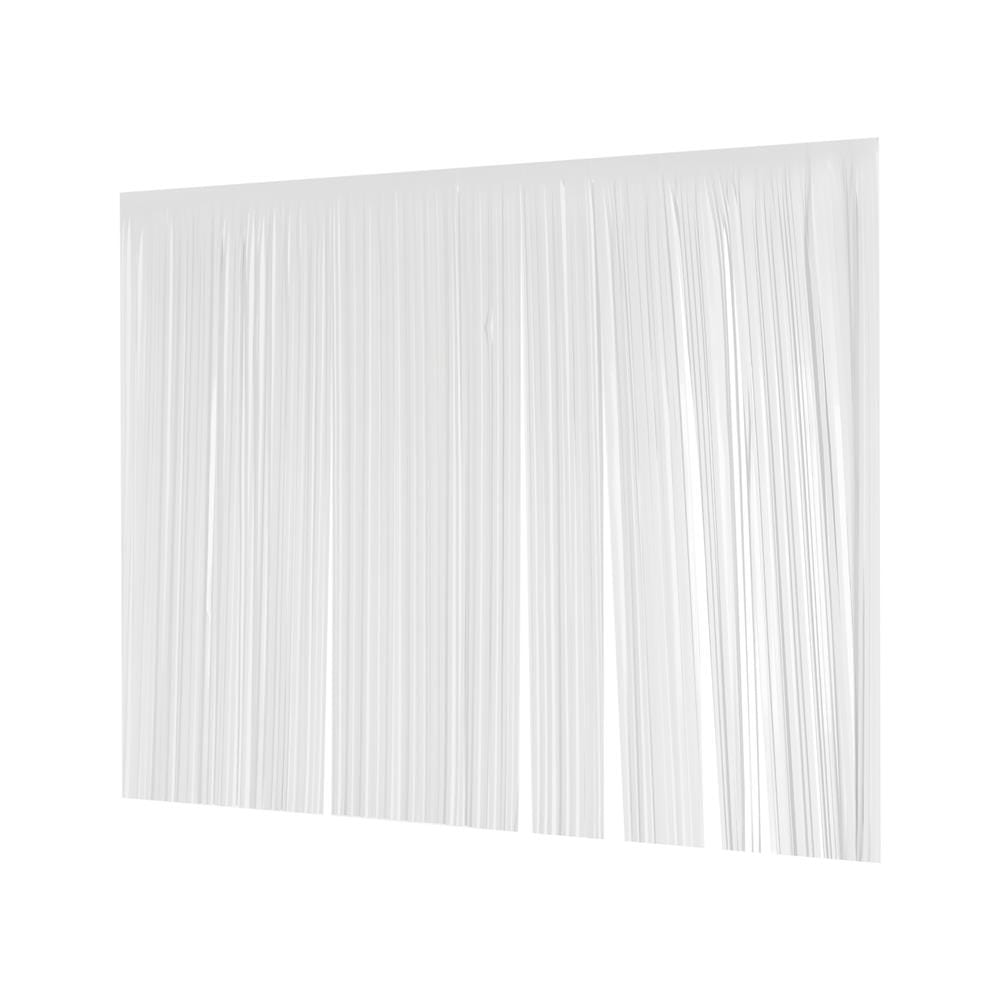 ม่านฟอยล์ตกแต่ง SNAZZ 63.5x90 ซม. สีขาว