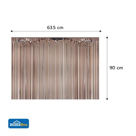 ม่านฟอยล์ตกแต่ง SNAZZ 63.5x90 ซม. สี ROSE GOLD_3