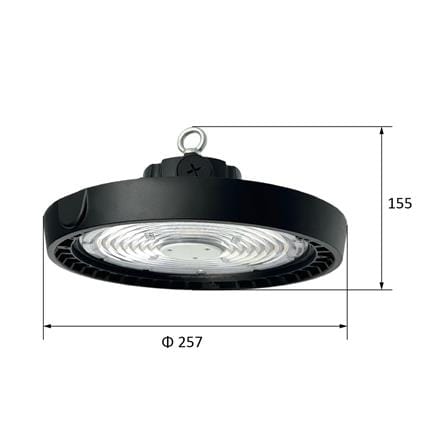 โคมไฮเบย์ LED SYLVANIA DACO 150 วัตต์ DAYLIGHT/COOL WHITE/WARM WHITE สีดำ_5