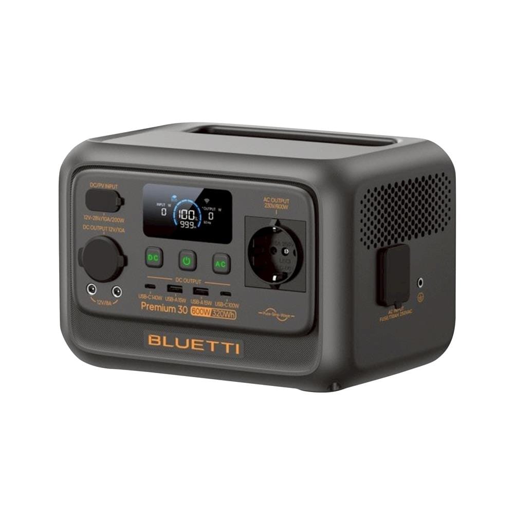 POWER BOX BLUETTI PREMIUM 30V2 600 วัตต์ สีดำ