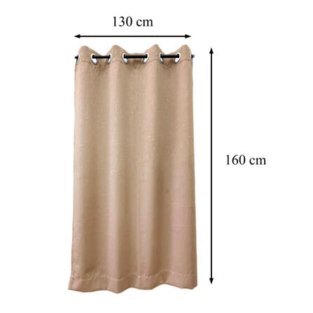 ผ้าม่าน EYELET HOME LIVING STYLE FAYE UV 130x160 ซม. สีน้ำตาล_7