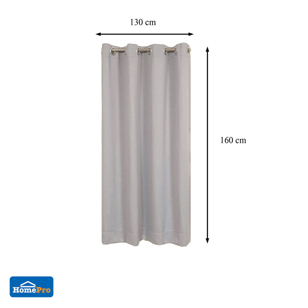 ผ้าม่าน EYELET HOME LIVING STYLE FAYE UV 130x160 ซม. สีเทา