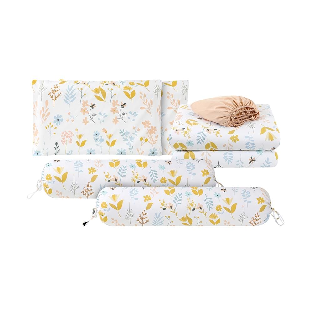 ชุดผ้าปูที่นอน 6 ฟุต (ชุด 6 ชิ้น) HOME LIVING STYLE SUNSHINE MULTICOLOR