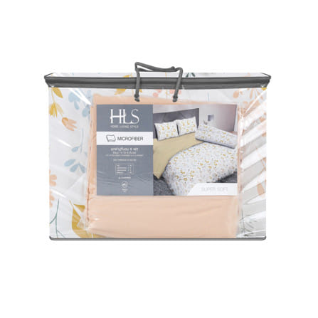 ชุดผ้าปูที่นอน 6 ฟุต (ชุด 6 ชิ้น) HOME LIVING STYLE SUNSHINE MULTICOLOR_4
