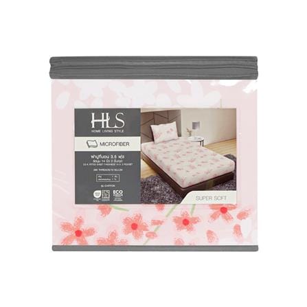 ชุดผ้าปูที่นอน 3.5 ฟุต (ชุด 2 ชิ้น) HOME LIVING STYLE CHIFFON สี PINK_5