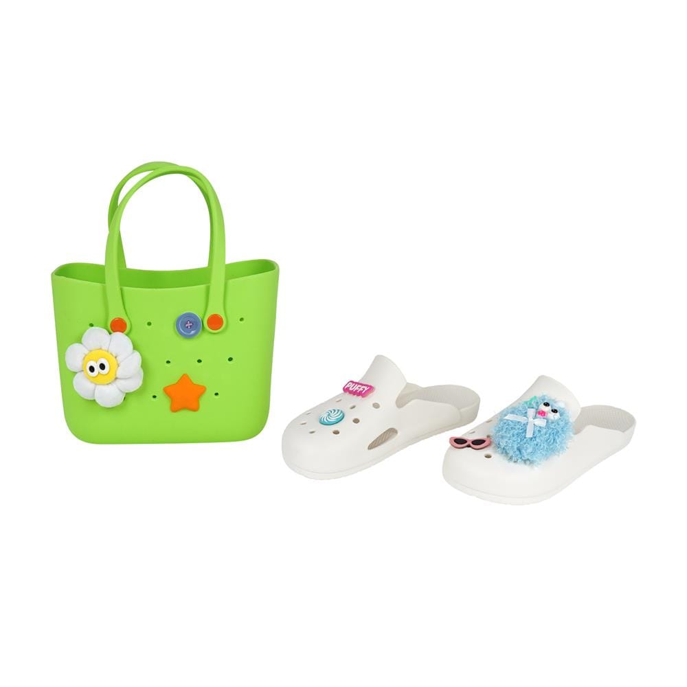 เซตรองเท้า พร้อมกระเป๋า EVA SNAZZ MOVA BAG ไซซ์ 39-40 สี GREEN-WHITE