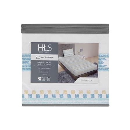 ชุดผ้าปูที่นอน 3.5 ฟุต (ชุด 2 ชิ้น) HOME LIVING STYLE NOMAD MULTICOLOR_5