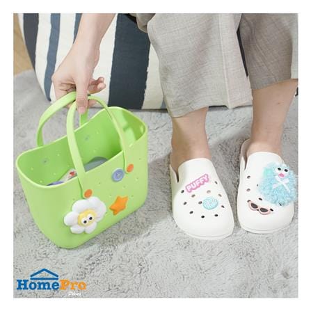 เซตรองเท้า พร้อมกระเป๋า EVA SNAZZ MOVA BAG ไซซ์ 37-38 สี GREEN-WHITE_5