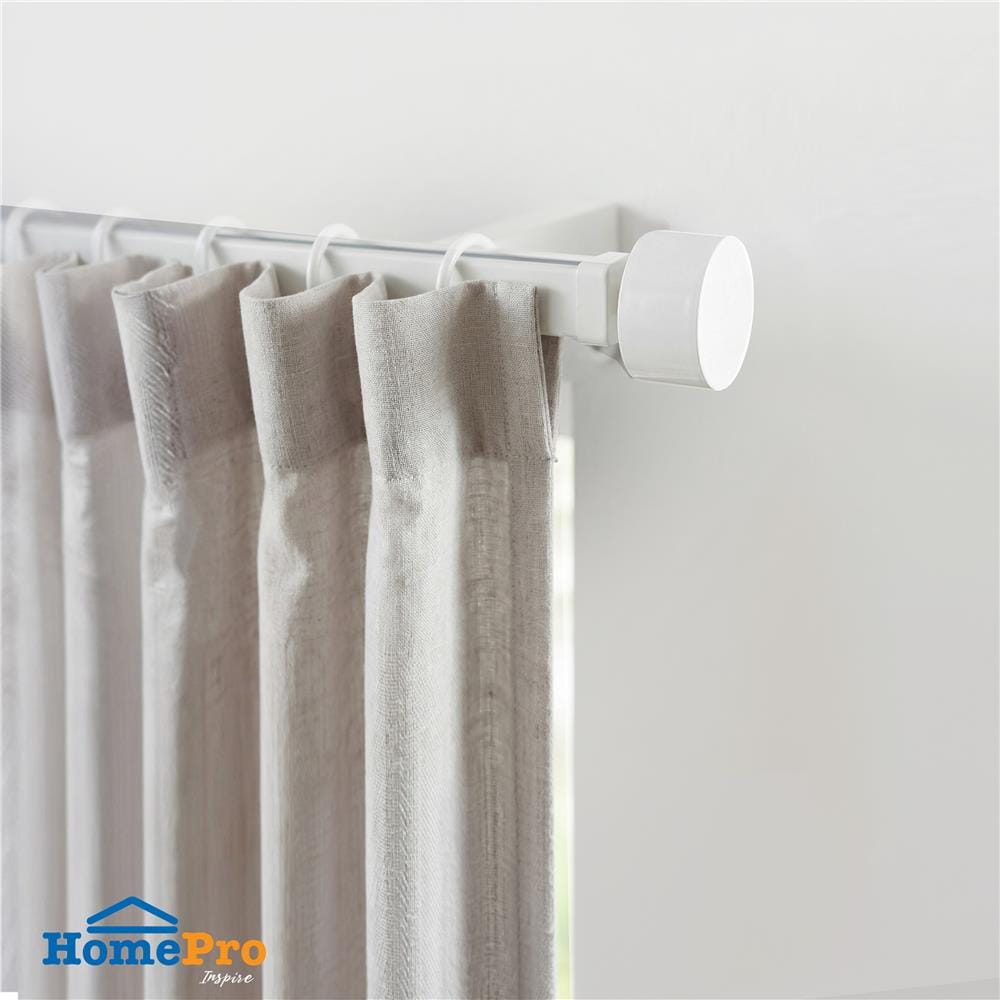 หัว-ท้ายรางม่าน HOME LIVING STYLE WD 19 มม. สีขาว