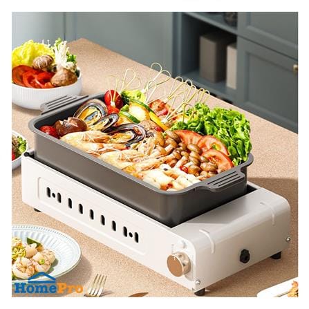 เตาบาร์บีคิว COMPRO CP-P5 สีครีม_3