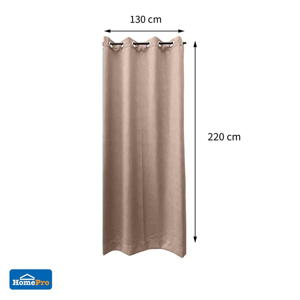 ผ้าม่าน EYELET HOME LIVING STYLE TRACE UV 130x220 ซม. สีน้ำตาล