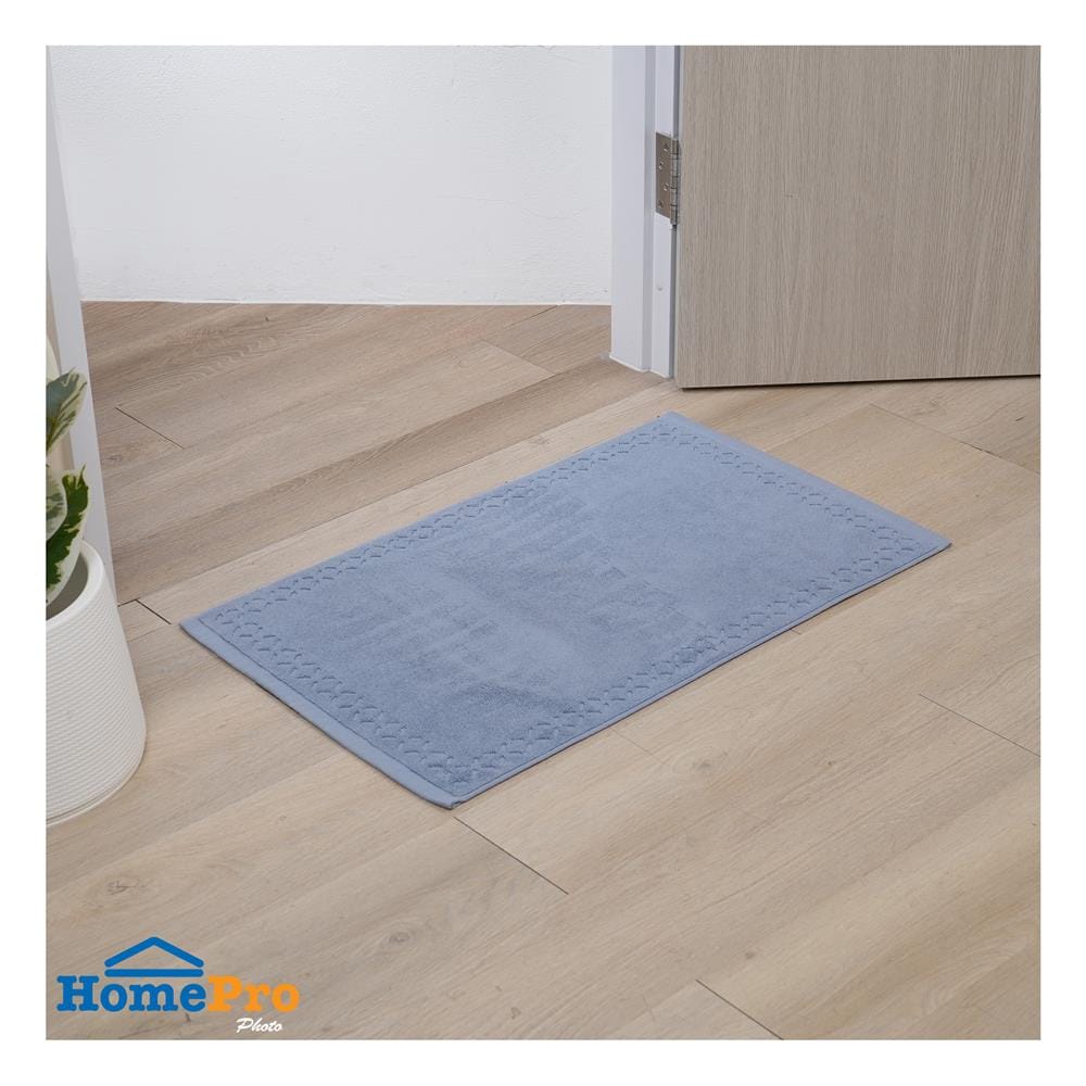 พรมขนหนู HOME LIVING STYLE AMY 17x28 นิ้ว สีน้ำเงิน