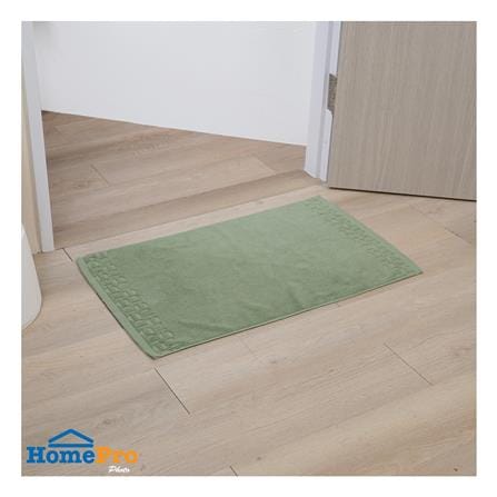 พรมขนหนู HOME LIVING STYLE ROCKET 17x28 นิ้ว สีเขียว_5