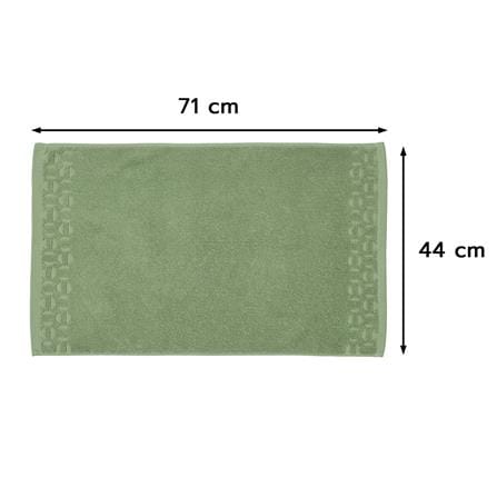 พรมขนหนู HOME LIVING STYLE ROCKET 17x28 นิ้ว สีเขียว_7