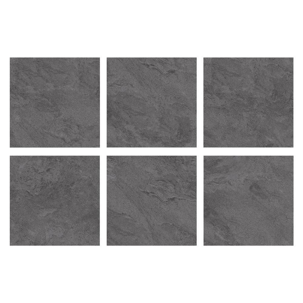 กระเบื้องพื้นพอร์ซเลน 60x60 ซม. COTTO ซานโตรินี เทาเข้ม R10 PM 1.44 ตร.ม.