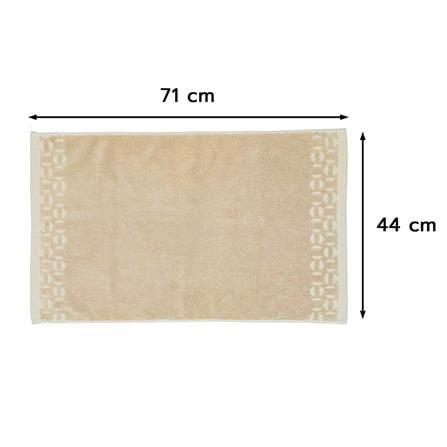 พรมขนหนู HOME LIVING STYLE ROCKET 17x28 นิ้ว สีเบจ_7