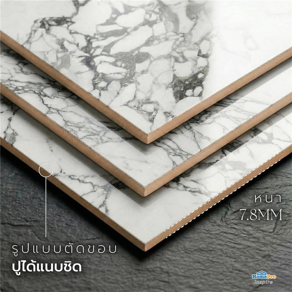 กระเบื้องพื้นพอร์ซเลน 60X60 ซม. TARA แพนดี้ ขาว A 1.44 ตร.ม.