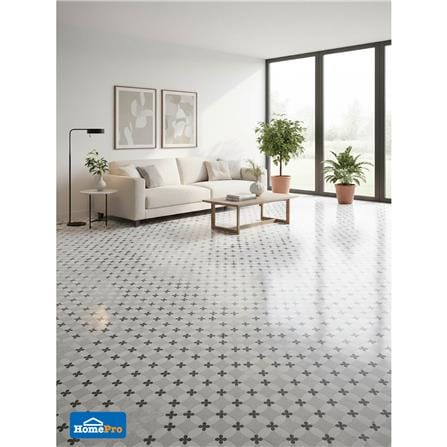 กระเบื้องพื้น 16x16 นิ้ว TARA โรแมนซ์ เทา (CIR) A 0.96 ตร.ม._1