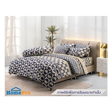 ชุดผ้าปูที่นอน 6 ฟุต (ชุด 5 ชิ้น) TULIP DELIGHT 60012-DL128_0