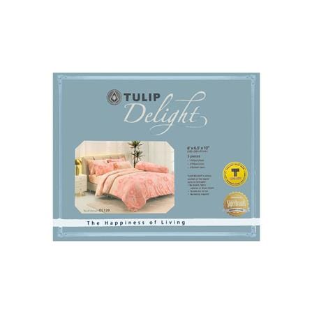 ชุดผ้าปูที่นอน 6 ฟุต (ชุด 5 ชิ้น) TULIP DELIGHT 60012-DL129_3