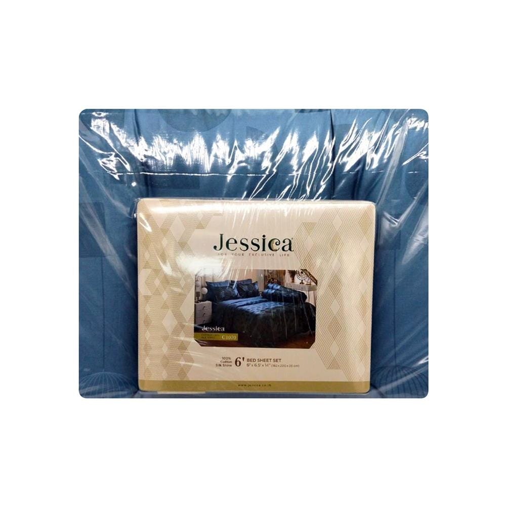 ชุดผ้าปูที่นอน 6 ฟุต (ชุด 6 ชิ้น) JESSICA COTTON 20254-C1070