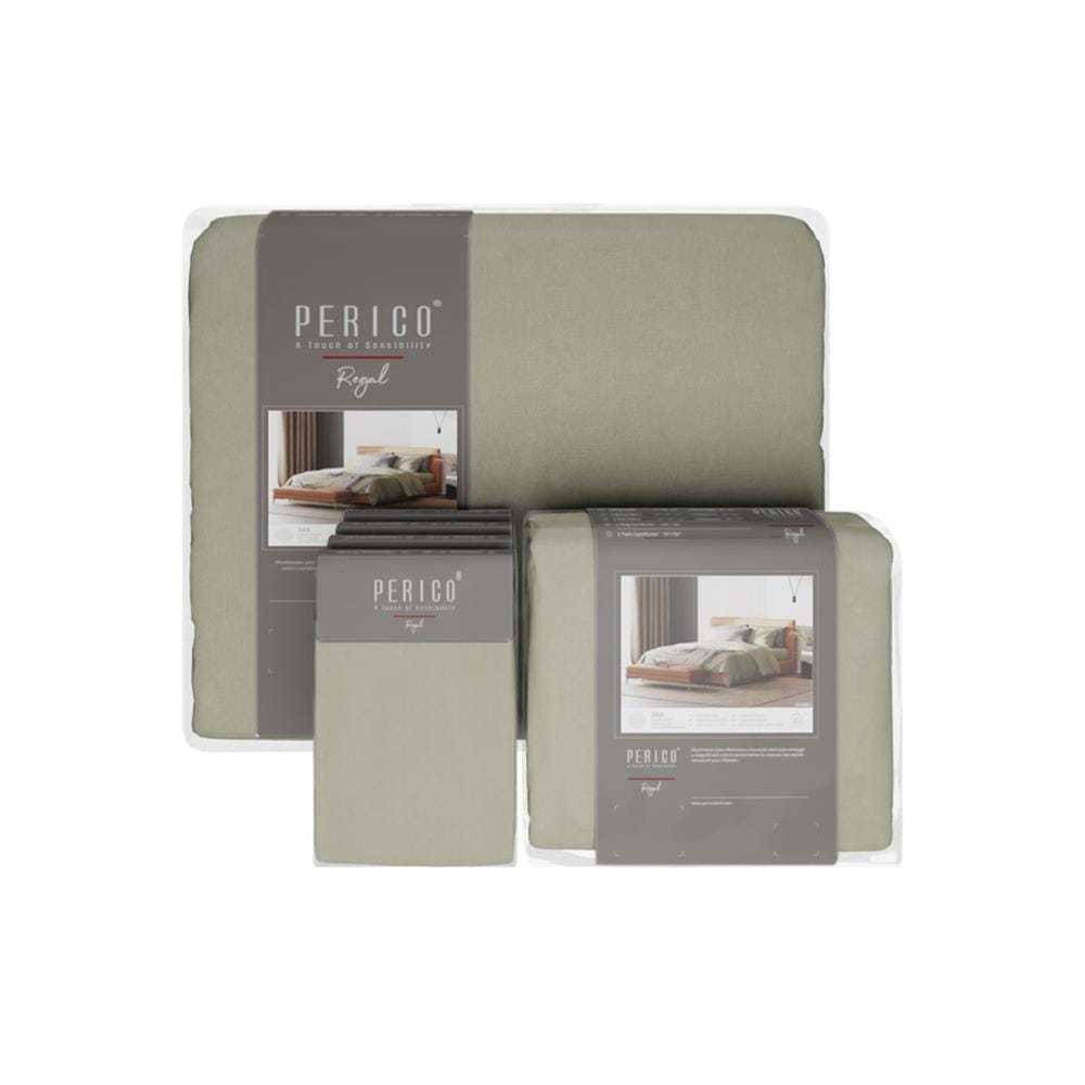 ชุดผ้าปูที่นอน 6 ฟุต (ชุด 6 ชิ้น) PERICO REGAL SOLID RE096