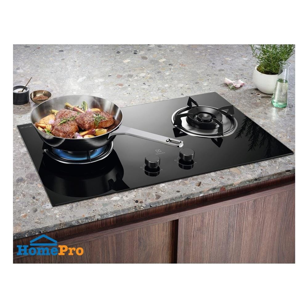 เตาฝัง+เครื่องดูดควัน ELECTROLUX EHG7202BE+ECC9310S