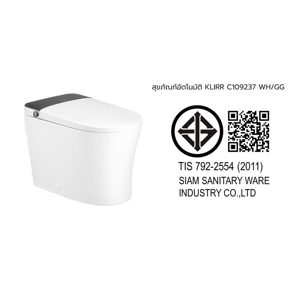 สุขภัณฑ์อัตโนมัติ COTTO KLIRR ULTRA C109237 WH/GG