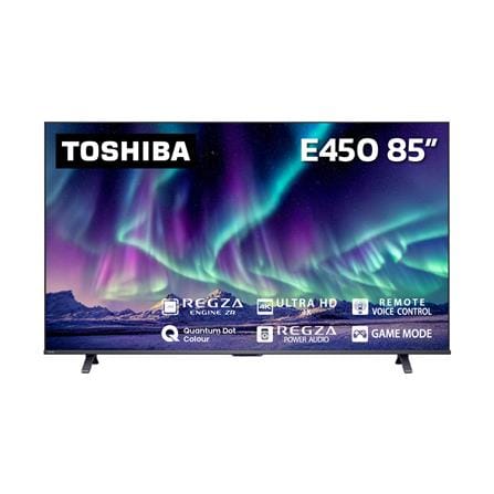 ทีวีคิวแอลอีดี 85 นิ้ว TOSHIBA (4K, QLED, VIDAA) 85E450RP_0