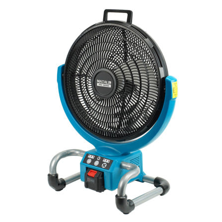 พัดลมไร้สาย 13 นิ้ว (พร้อมแบตเตอรี่และแท่นชาร์จ) MATALL PRO DF-300 20 โวลต์_2