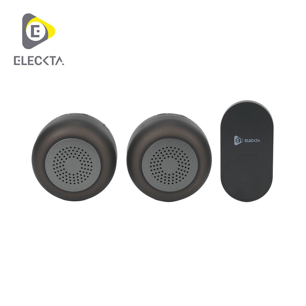กริ่งไร้สาย ELECKTA KINETIC FL-213-2-BLK สีดำ