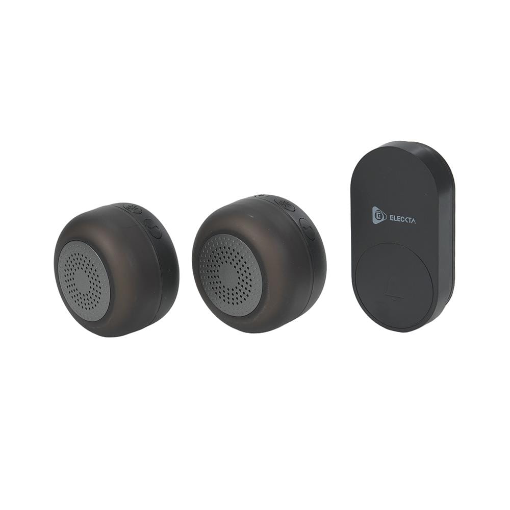 กริ่งไร้สาย ELECKTA KINETIC FL-213-2-BLK สีดำ