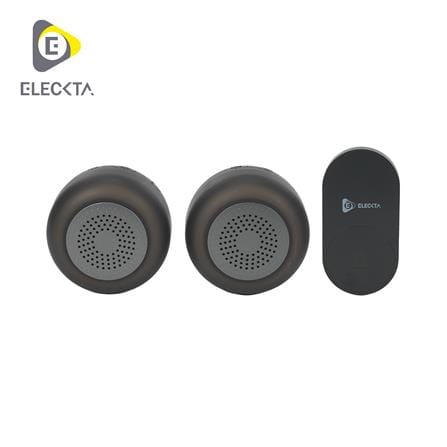 กริ่งไร้สาย ELECKTA KINETIC FL-213-2-BLK สีดำ_0