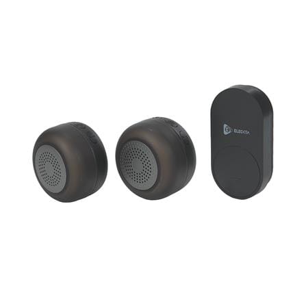 กริ่งไร้สาย ELECKTA KINETIC FL-213-2-BLK สีดำ_1