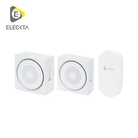 กริ่งไร้สาย ELECKTA KINETIC FL-315-2 สีขาว_0