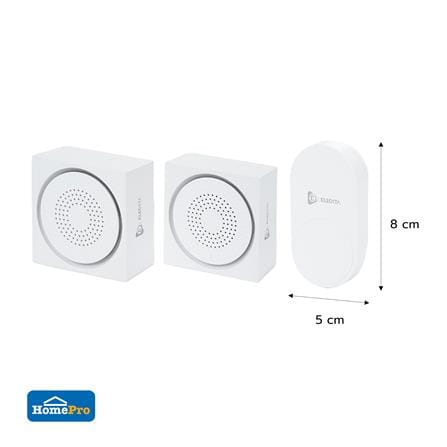 กริ่งไร้สาย ELECKTA KINETIC FL-315-2 สีขาว_5