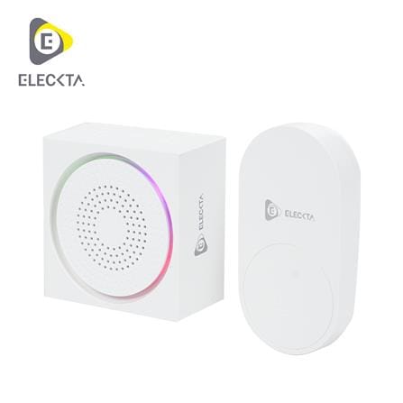 กริ่งไร้สาย ELECKTA KINETIC FL-315 สีขาว_0