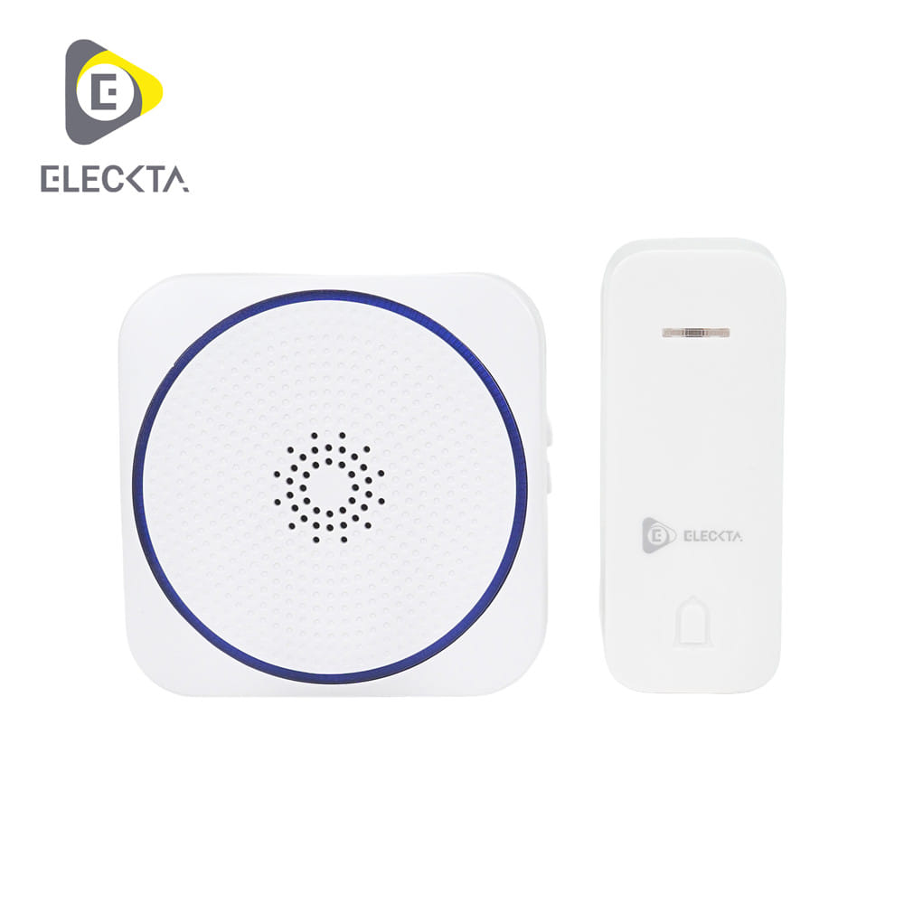 กริ่งไร้สาย ELECKTA KINETIC FB-617 สีขาว