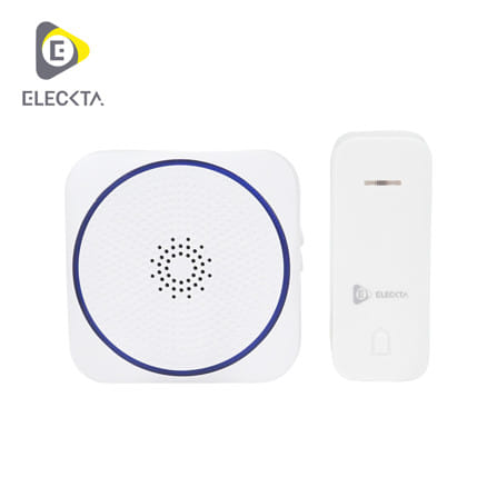 กริ่งไร้สาย ELECKTA KINETIC FB-617 สีขาว_0