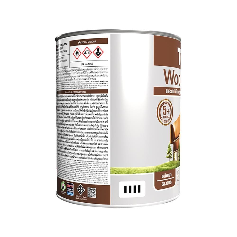 สีย้อมไม้ ชนิดเงา TOA WOODSTAIN ULTIMATE UG05 สีวอลนัท 1/4 แกลลอน