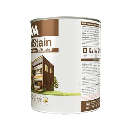 สีย้อมไม้ ชนิดเงา TOA WOODSTAIN ULTIMATE UG05 สีวอลนัท 1/4 แกลลอน_2